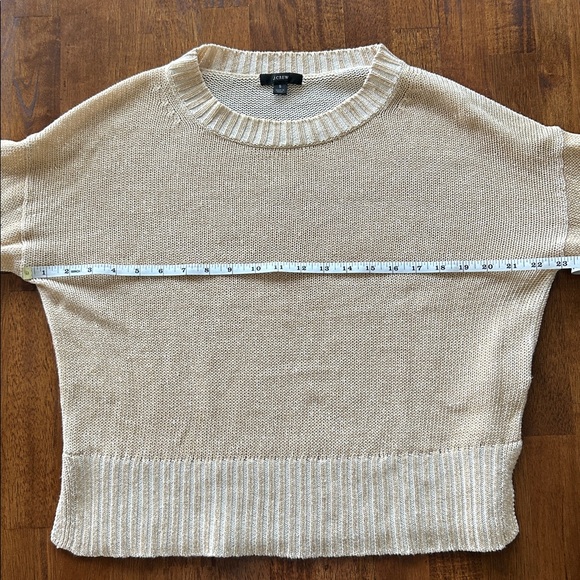 J.Crew women’s cotton linen blend lite spring casual preppy sweater size small - Picture 3 of 7